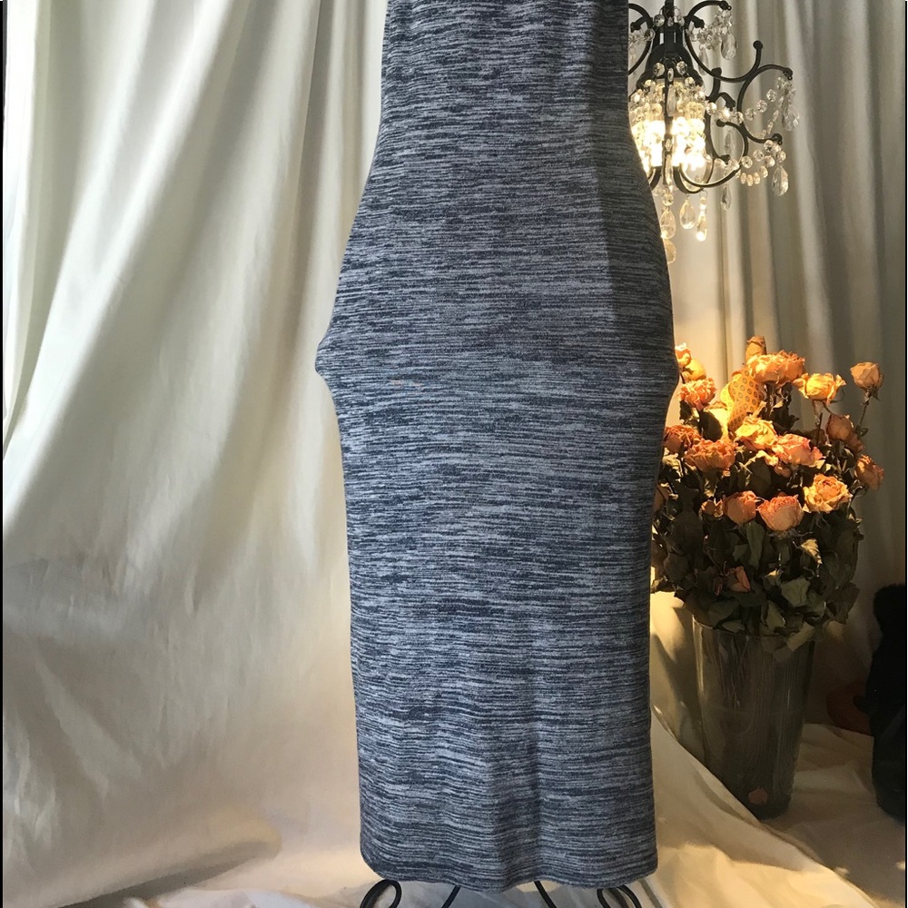 TopShop Womens size 6 Ribbed Midi Knit Dress